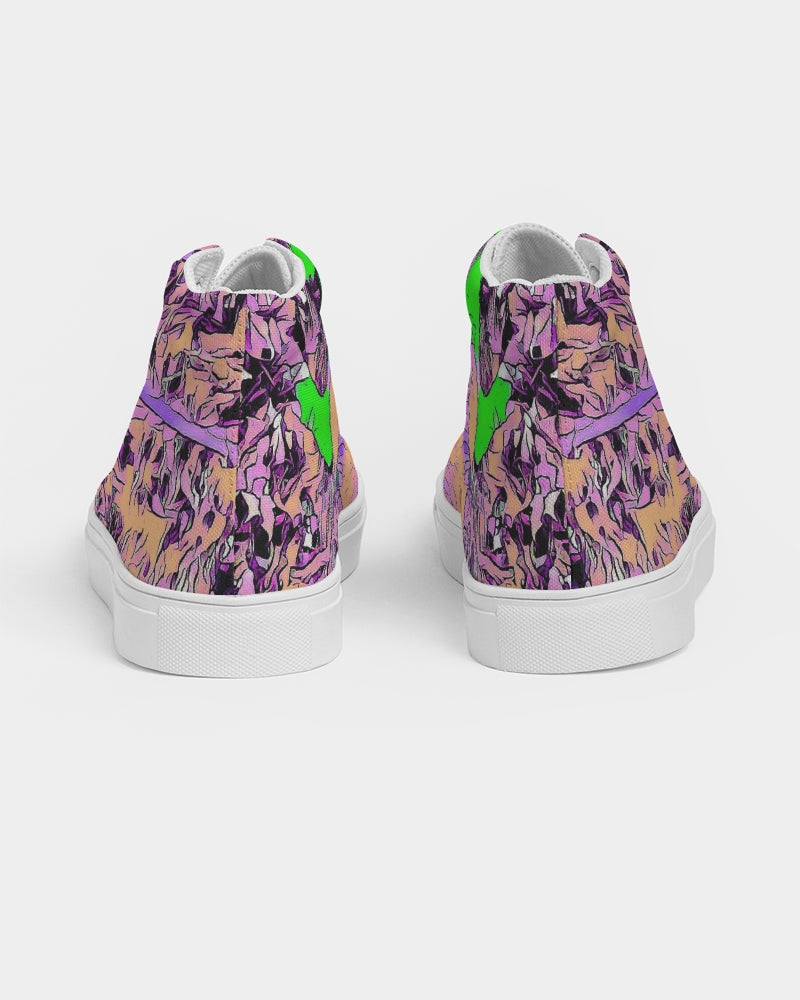 KuyaBruno | Kuya - When Nature Calls | Women's Hightop Canvas Shoe