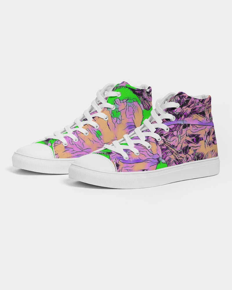 KuyaBruno | Kuya - When Nature Calls | Women's Hightop Canvas Shoe